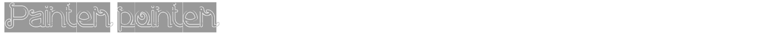 Painter Pointer font preview